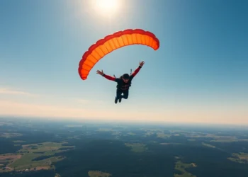 saut en parachute